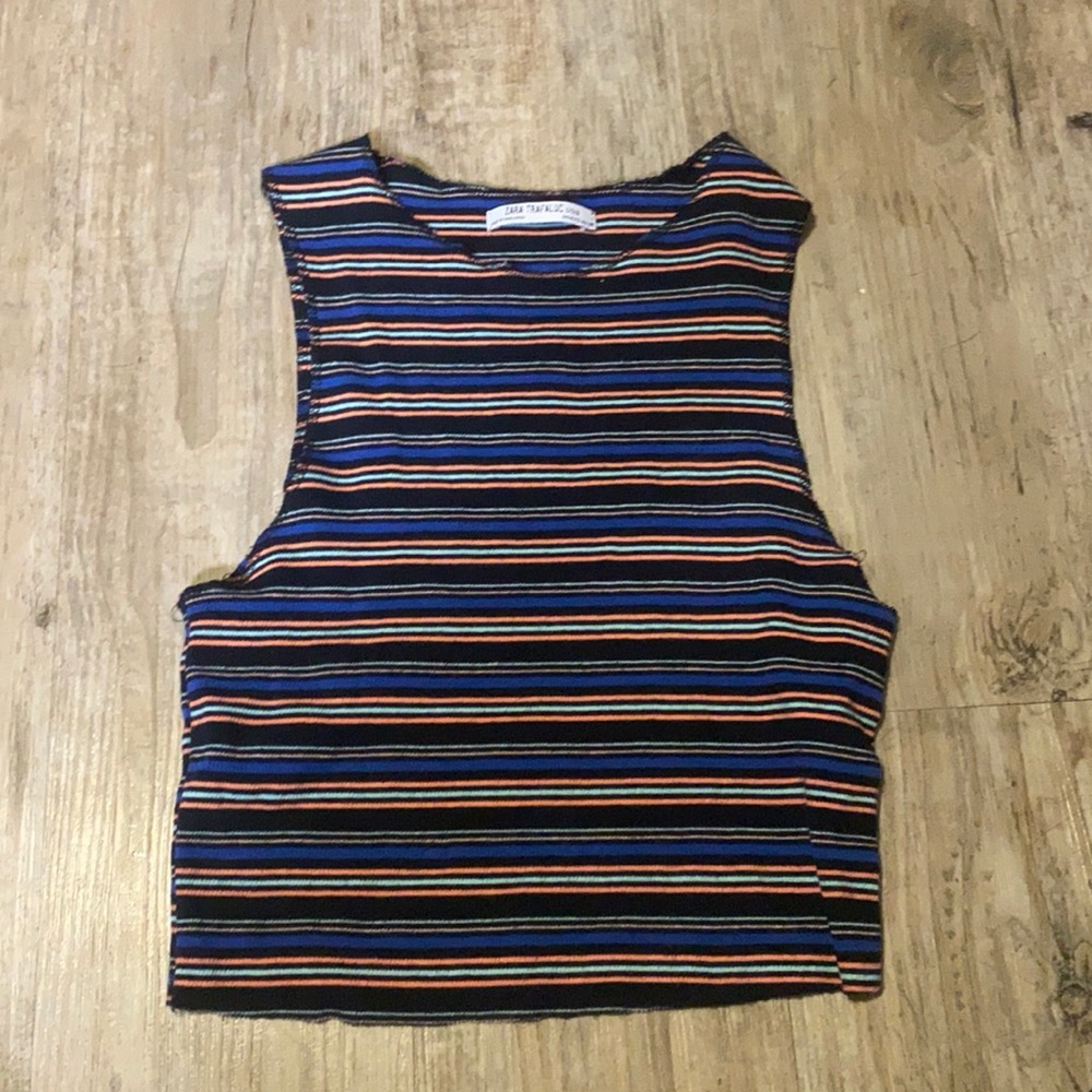 Zara crop tank top size small